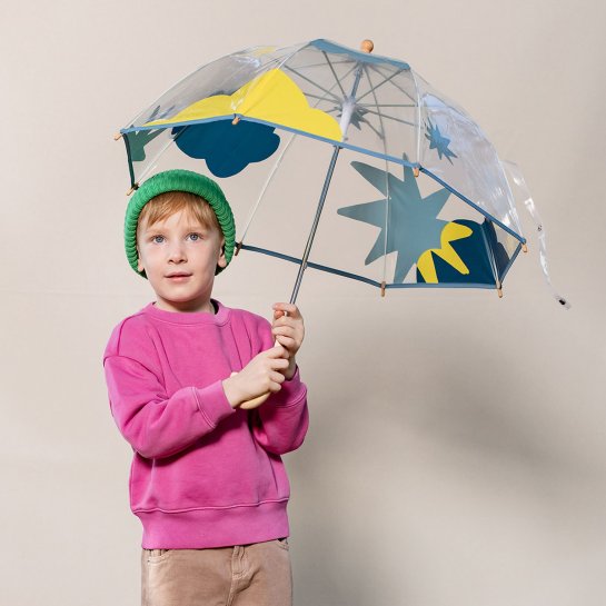 Parapluie cloche transparent Anatole