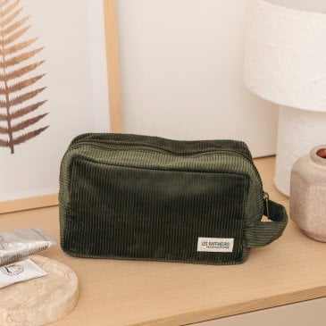 Trousse de toilette en velours côtelé Image 43386