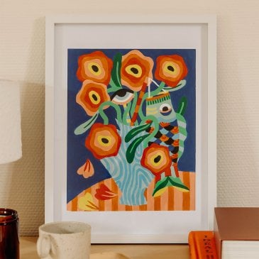 Peinture au numéro fleurs Le Bouquet – Kit DIY créatif Brique