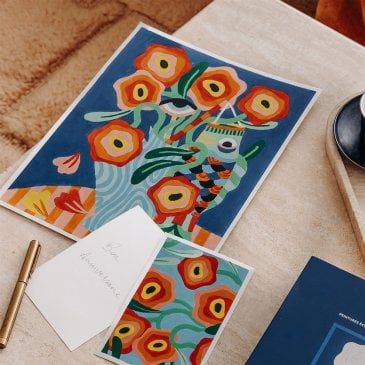 Peinture au numéro fleurs Le Bouquet – Kit DIY créatif Brique (image 2)