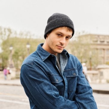 Bonnet moucheté en laine mérinos Image 43436