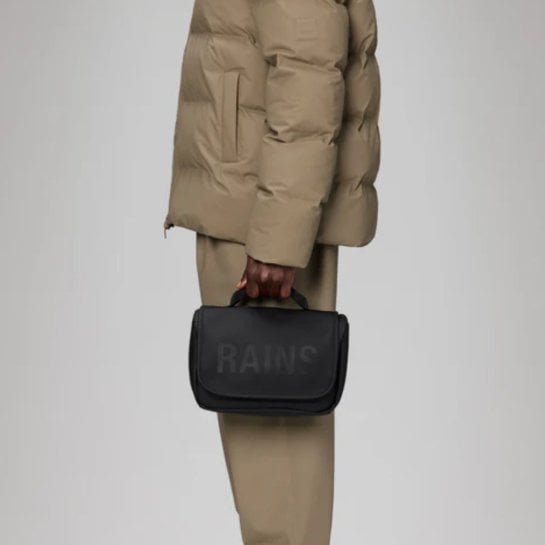 Trousse de toilette Texel Wash Bag Rains – Organisation ultra-fonctionnelle en PU imperméable, design compact et stylé