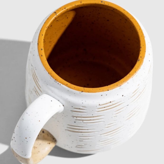 Mug en grès United By Blue – Mug en grès artisanal, design minimaliste et éco-responsable, 480 ml, compatible micro-ondes