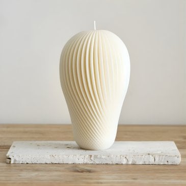 Bougie géométrique en cire végétale Image 43485