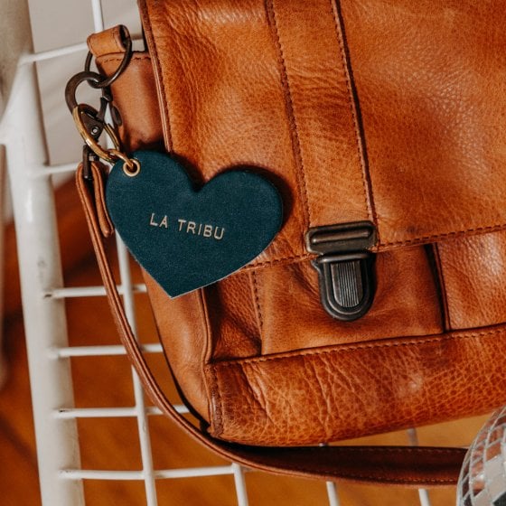 Porte-clés cœur - Idée cadeau Saint valentin et cadeau couple - Fabriqué en France