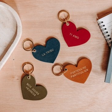 Porte-clés coeur