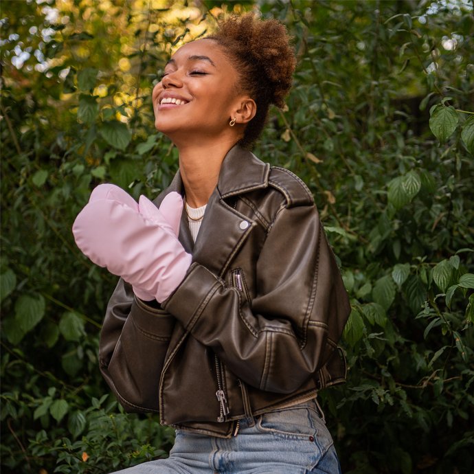 Moufles Rains – Moufles Imperméables en Polyester avec Revêtement Polyuréthane, Coupe-Vent et Poignets Élastiques Urbains