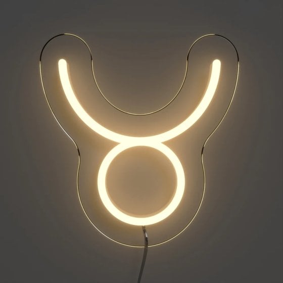Néon signe astrologique Yellowpop – Néon LED décoratif avec carte astrale, design pop et moderne pour déco personnalisée