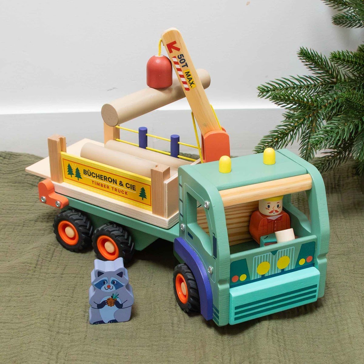 Camion forestier en bois Moulin Roty idée cadeau enfant