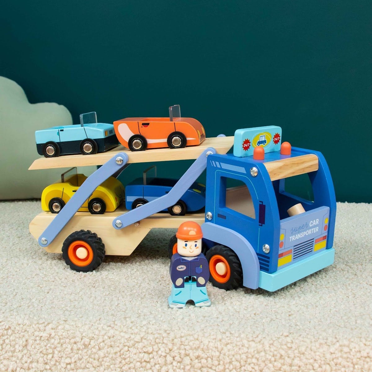 GalaSpark Puzzle 3D Camion De Voyage – Kit DIY En Bois, 4-5h De Montage, Lumières LED Tactiles, Décoration Maison – Cadeau Adulte Et Enfant
