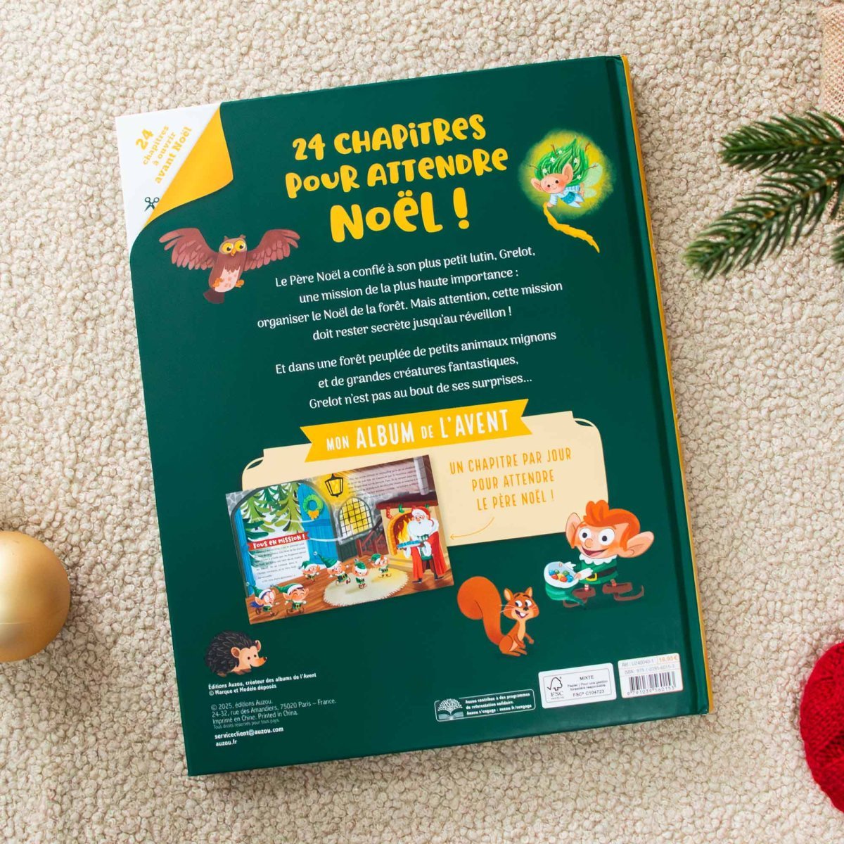 Calendrier de l'Avent - Livre le Noël de la forêt - Les Raffineurs