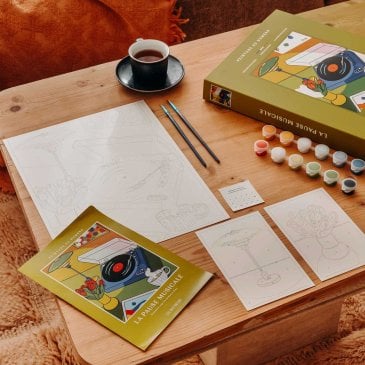 Activité manuelle relaxante – Peinture au numéro La Pause musicale Brique Image 43667