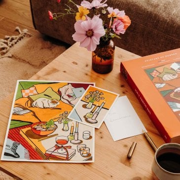 Peinture au numéro Une soirée à soi – Coffret peinture DIY détente et créativité (image 2)