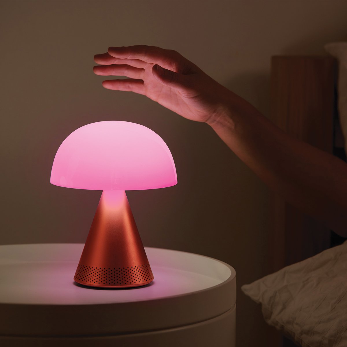 Lampe audio Bluetooth design - Lexon Mina L Audio - Enceinte portable rechargeable sans fil