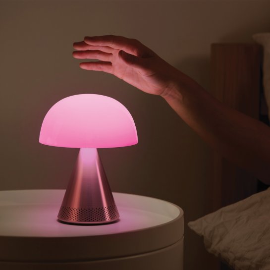 Lampe audio Bluetooth design - Lexon Mina L Audio - Enceinte portable rechargeable sans fil