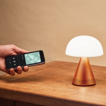 Lampe audio portable Lexon Mina L Audio design aluminium Image 43710