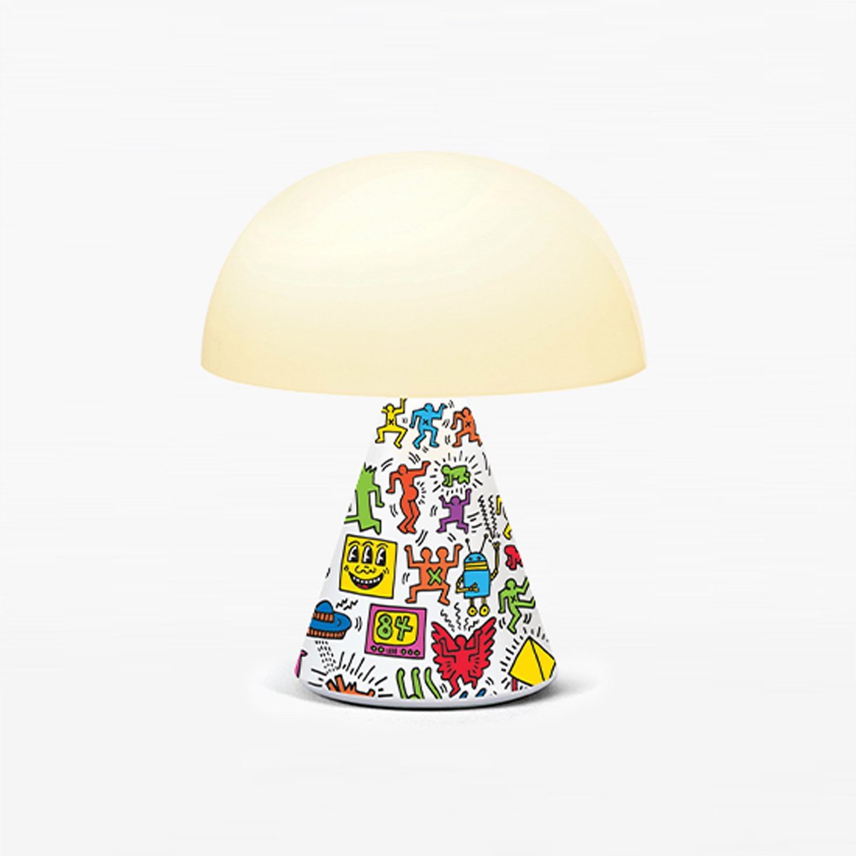 Idée Cadeau noël lampe LED Mina M Lexon x Keith Haring oeuvre iconique
