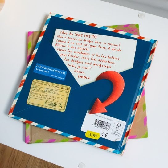 Livre cher dragon Albin Michel - Livre enfant original - Cadeau Noël enfant dès 4 ans