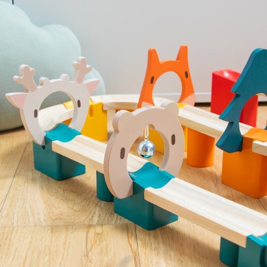 Premier circuit à balles colorées