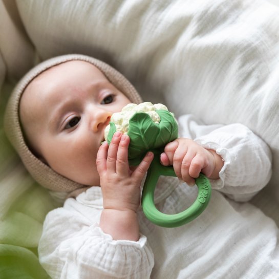 Anneau de dentition bébé Oli & Carol - modèle légumes et fruits