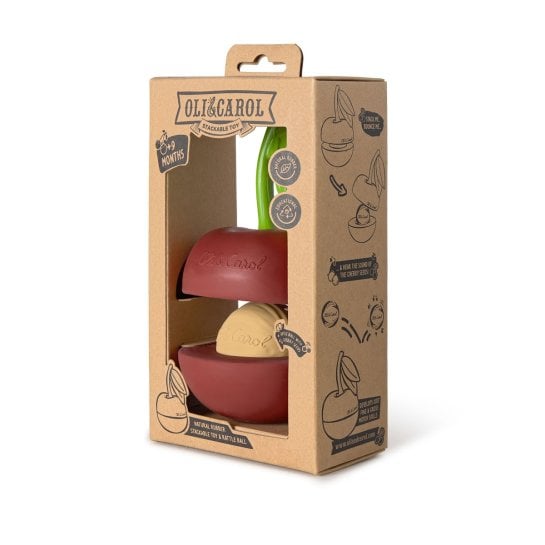 Balle sonore à empiler bébé - Jouet d’éveil enfant de 2 ans - Oli & Carol