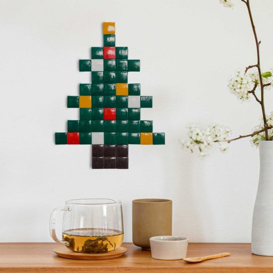 Kit DIY mosaïque Sapin de Noël – Idée déco de Noël DIY - Idée cadeau originale - Activité créative pour adulte