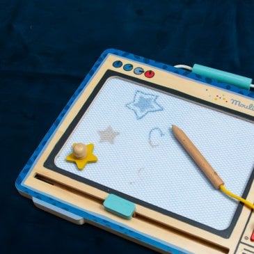 Tableau magnétique effaçable avec stylet et tampons Image 43919