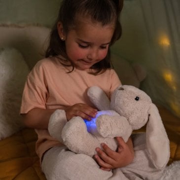 Compagnon de sommeil bébé lapin lumineux - lumière & apaisement Image 43924