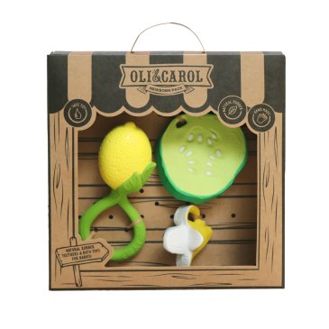 Coffret hochet et anneaux de dentition bébé Oli & Carol