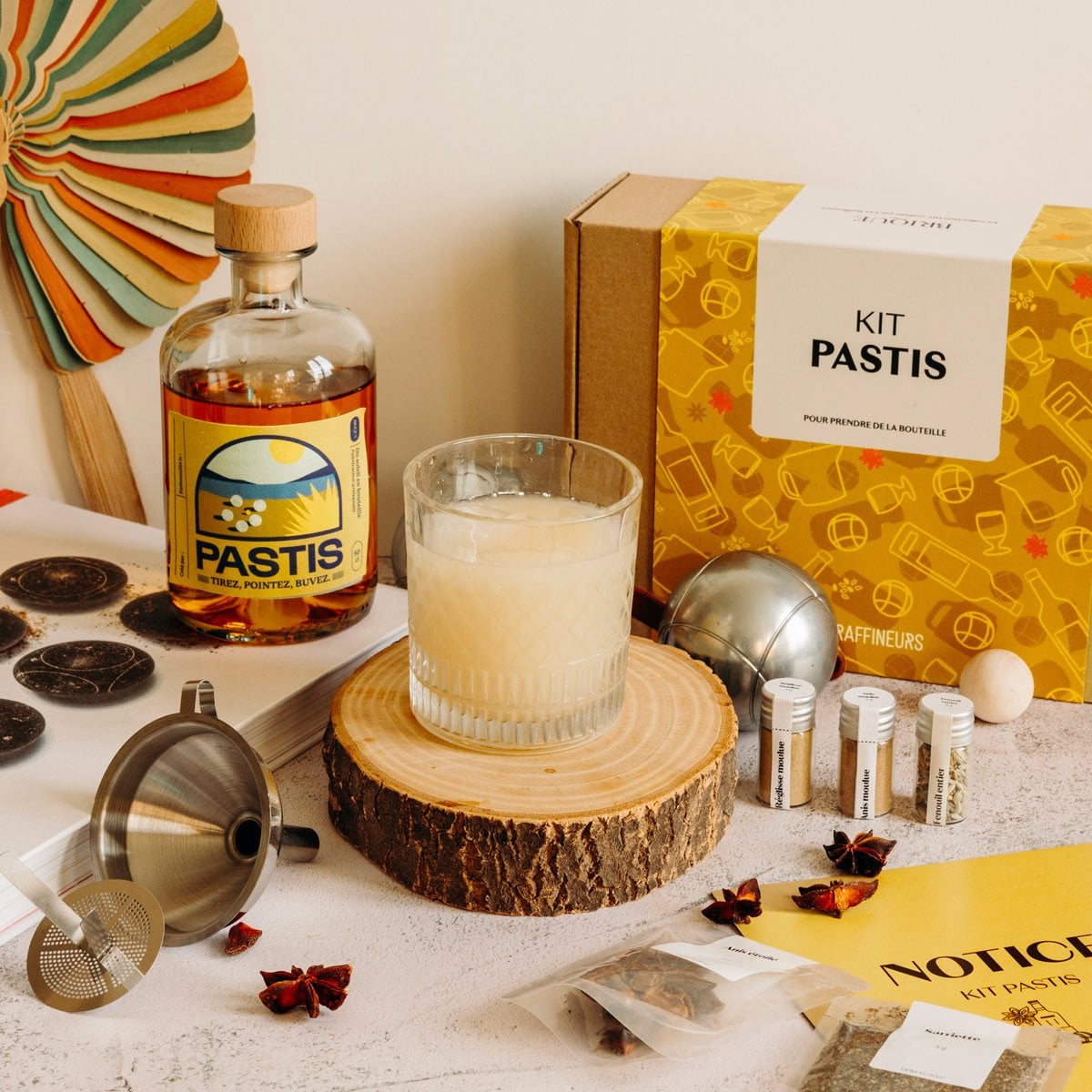 Kit DIY fabriquer son propre pastis