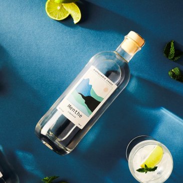 Liqueur de menthe bio française