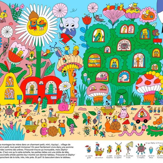 Album jeunesse exploration et découverte Zéphyr et Frisounet