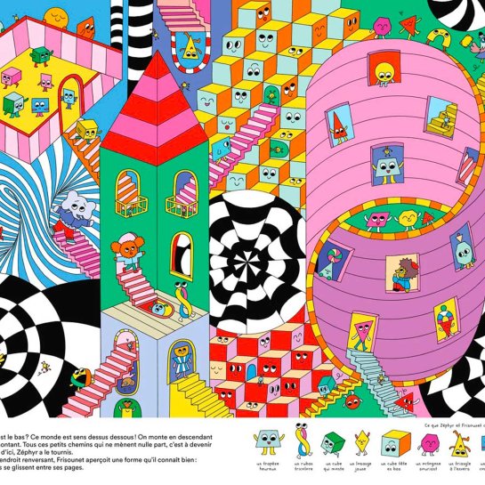 Livre La Journée Extraordinaire de Zéphyr et Frisounet - Idée cadeau Noël enfant - Livre exploration et découverte