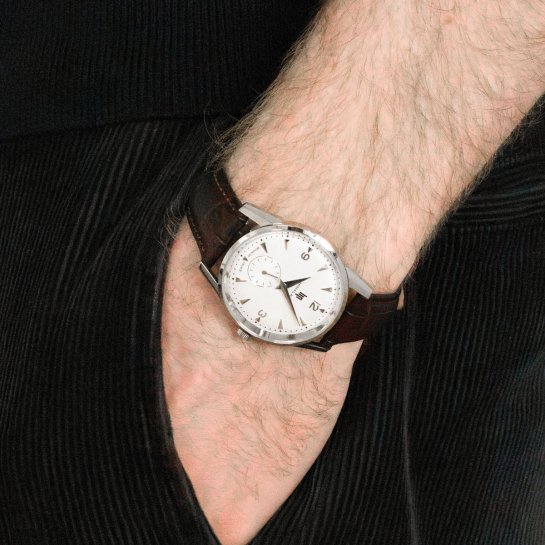Montre LIP Himalaya 35mm marron - Iconique, fine et intemporelle - Idée cadeau made in France