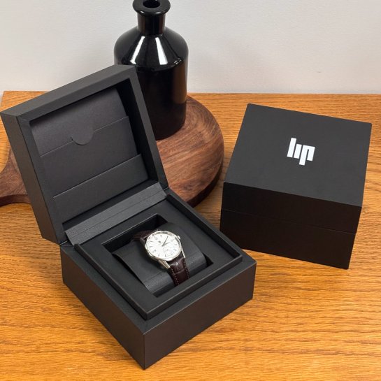 Montre LIP Himalaya 35mm marron - Iconique, fine et intemporelle - Idée cadeau made in France