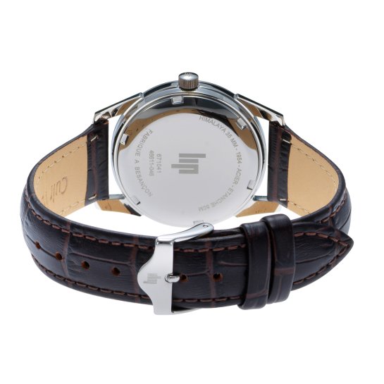 Montre LIP Himalaya 35mm marron - Iconique, fine et intemporelle - Idée cadeau made in France