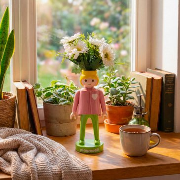 Vase Playmobil 25 cm en céramique - idée cadeau déco de Noël