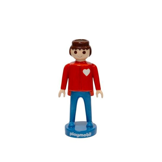 Vase Playmobil 25cm - Idée cadeau originale en céramique - Pièce design et déco insolite