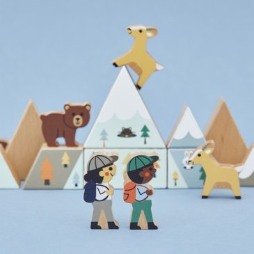 Pack Janod Vallée Blanche, tapis circuit et petites voitures Image 44092