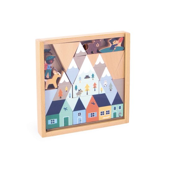 Pack tapis circuit & voitures Janod - Coffret jeu créatif enfant, Idée cadeau ludique