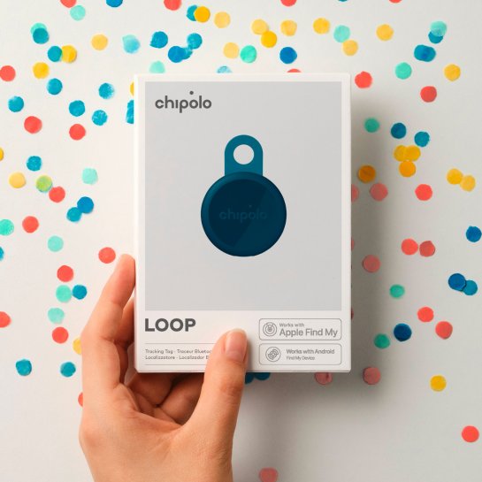 Porte-clé connecté tracker GPS Chipolo LOOP - Localisateur Bluetooth ultra-léger - Retrouver clés & téléphone facilement