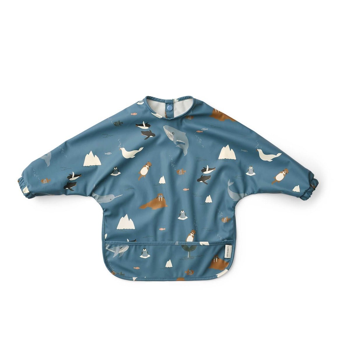 Bavoir manches longues Merle Liewood - Protection repas bébé - Sea creature / Sandy - Polyester Recyclé - Sea creature / Sandy - Polyester Recyclé (Liewood) - Image 4