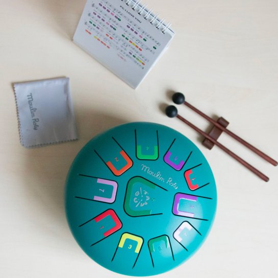 Tambour à Languettes Moulin Roty - Instrument Zen Enfant | Percussions, Coordination & Apprentissage