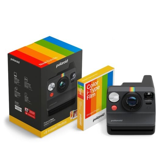 Polaroid Appareil photo Now Gen3 – Technologie nostalgique, flash précis, double expo, batterie rechargeable, design vintage