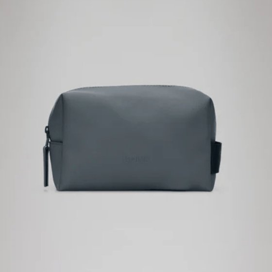 Trousse de toilette Rains – Étanche & compacte, fermeture zippée, tissu PU imperméable – Design danois minimaliste