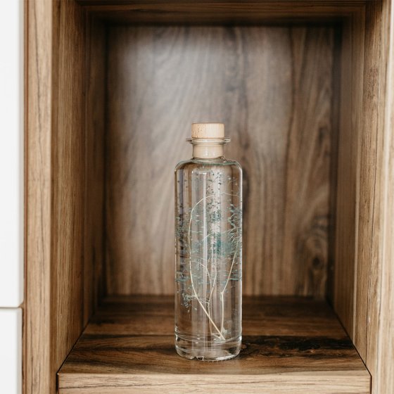 Plantes immergées en bouteille - Herbarium décoratifs fait en France - Idée cadeau femme