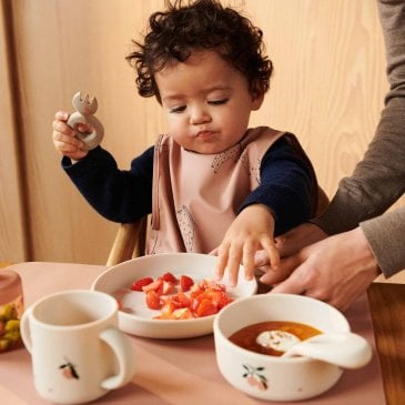 Découvrez le coffret repas bébé Liewood Vivi en silicone incassable