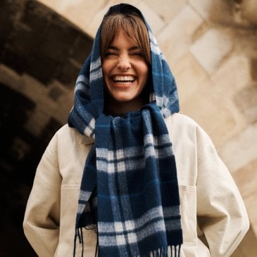 Echarpe en laine - cadeau Noël