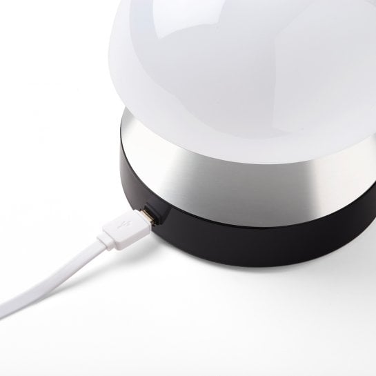 Lampe Mina Sunrise Lexon - 3 en 1 Lampe, Réveil & Simulateur d’aube - Réveil lumineux design - Couleur bronze