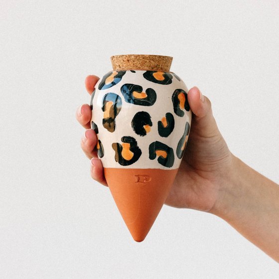 Réservoir d’eau naturel Pépin – Olla en céramique microporeuse, arrosage autonome et économe pour plantes